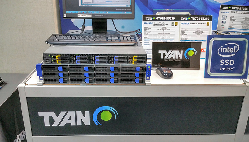 Tyan 1U Xeon D and 2U SAS chassis Computex 2016