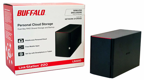 Buffalo LS220D 2 Drive NAS - NAS and Box