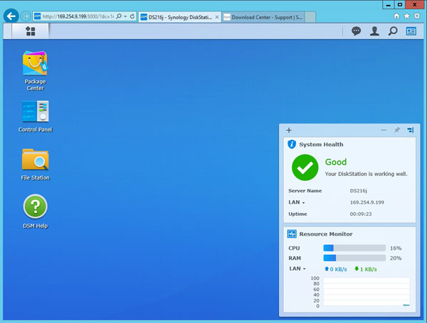 Synology DS216j - Software 10