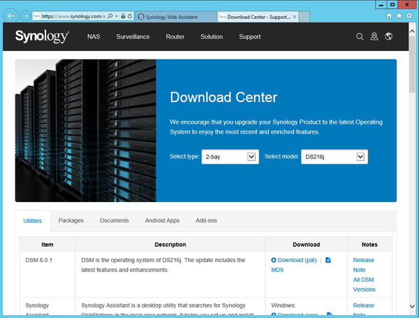 Synology DS216j - Software 3