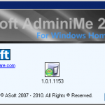 AdminiMe About Screen