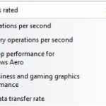 AMD Sempron 140 2.7ghz Windows Experience Index (WEI)