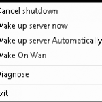 AutoExit Client Tray Icon Menu