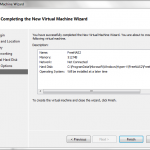 Hyper-V – Finish Wizard