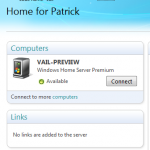 Windows Home Server V2 VAIL Connect