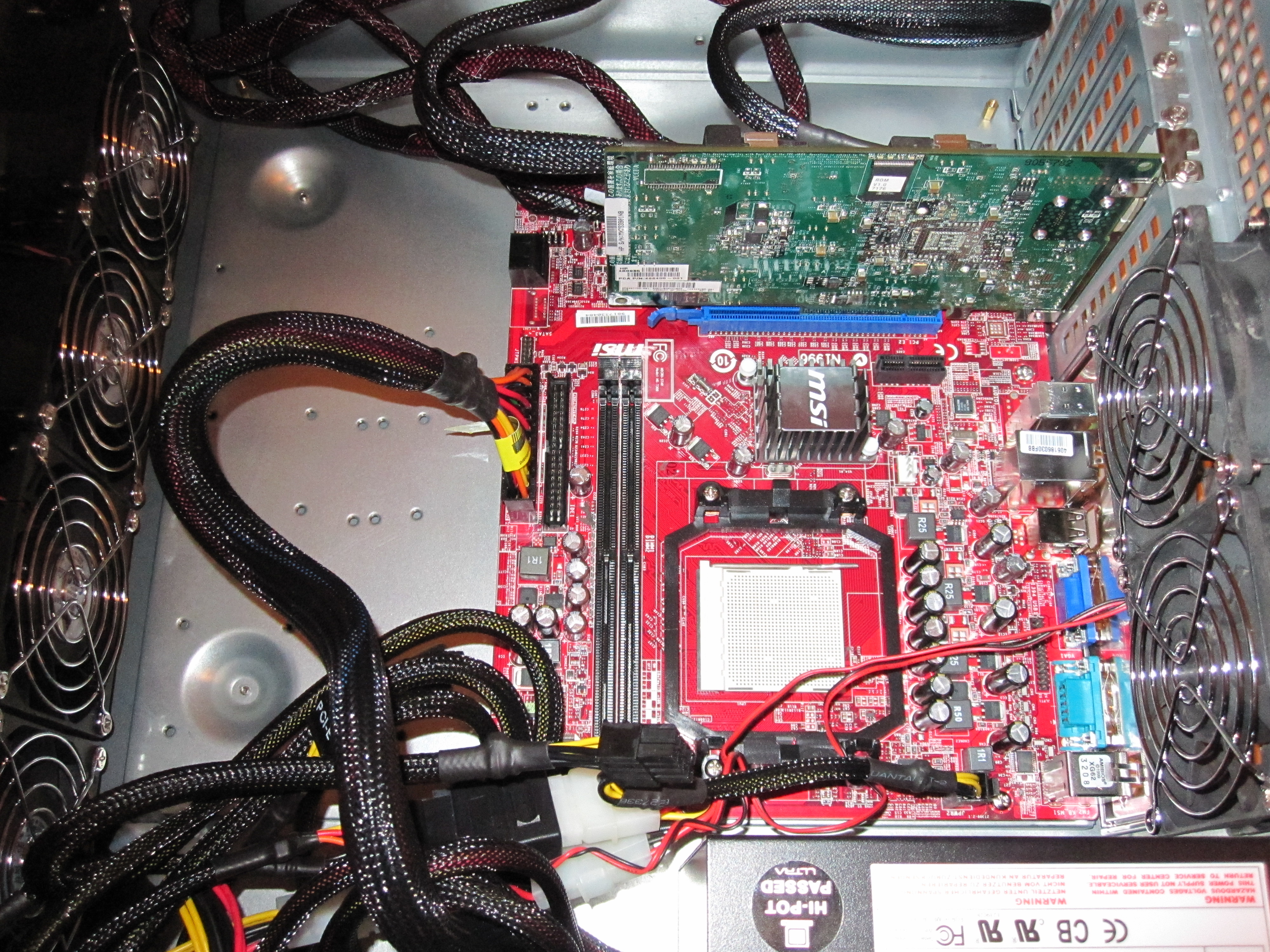Install Cables to the HP  SAS Expander  and motherboard in 