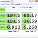 CrystalDiskMark Patrior PS-100 32GB firmware v3.000
