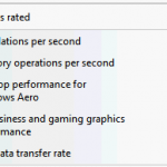 Intel Xeon X3440 Windows Experience Index (WEI) CPU Score