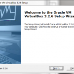 Run VirtualBox Installation Wizard
