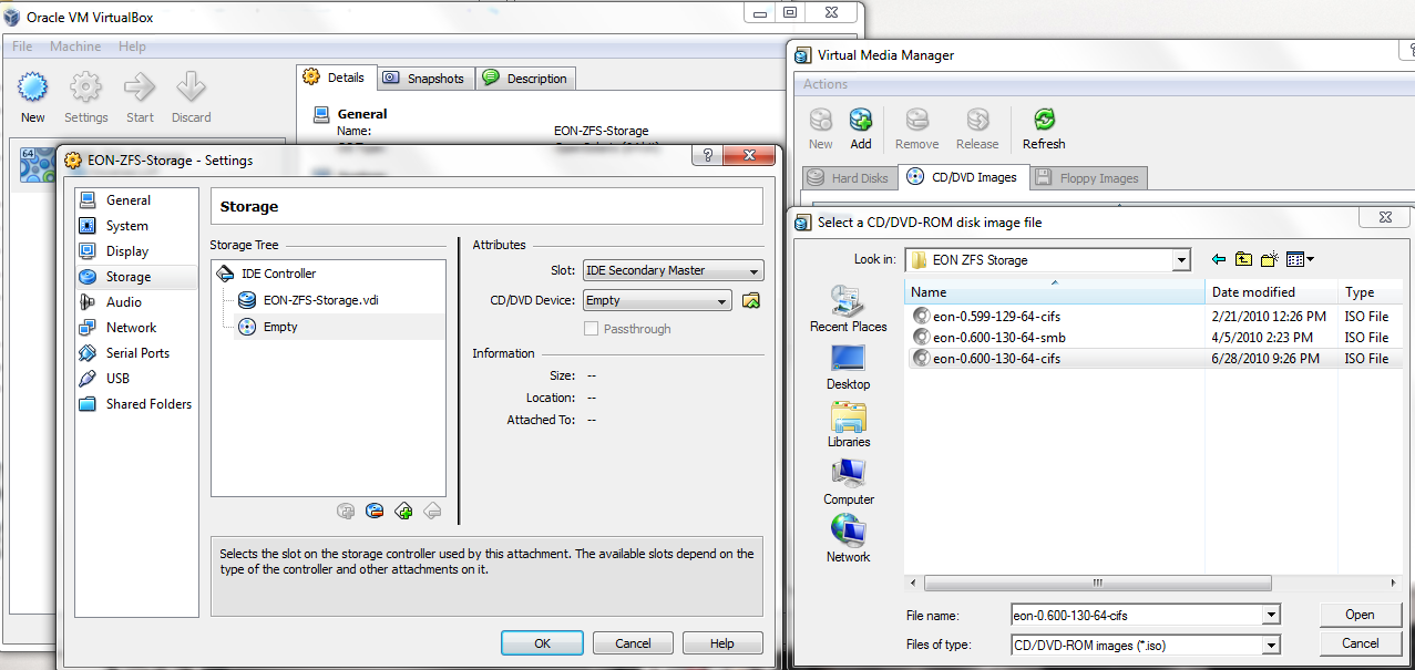 how to use virtualbox on cd