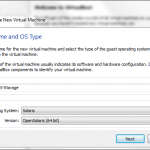 VirtualBox – New Virtual Machine Wizard – Name and Select Type