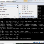 Virtual Box – Virtual Machine – EON ZFS Storage – unmount CD
