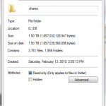 Shares has all of the data