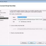 Windows 7 Throw Away VM New Virtual Hard Disk