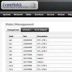 FreeNAS Intel SASUC8I with HP SAS Expander and 9 Disks