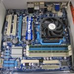 AMD Athlon II X4 640, Gigabyte GA-880GM-UD2H, 4GB Kingston Unbuffered DDR3 ECC
