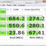 4x ADATA S599 64GB RAID 0 ICH10R CrystalDiskMark