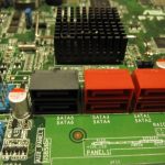 ASUS P7F-E Angled SATA and USB