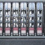 SC216E1-R900 Front View of Hot Swap Bays