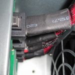 SFF-8087 cables need to bend a bit to install with the 120mm fan bracket