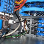 Supermicro SC-731i-300B expansion card holder and cable routing