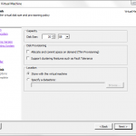 VMWare Create Virtual Disk