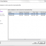 VMWare Select VM Datastore