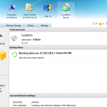 CloudBerry Backup Main Screen