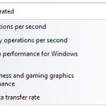 Core i5-2500K WEI Score