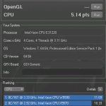 Intel Xeon E3 1220 Cinebench R11.5