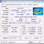 Intel Xeon E3-1230 CPU-Z