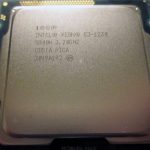 Intel Xeon E3-1230 Chip Shot
