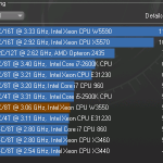 Intel Xeon W3550 Cinebench