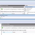 Server Manager Backups the same in SBS2011E as 2008 R2