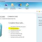 Setup Server Backup on the Dashboard