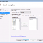Windows Server Backup Scheduling
