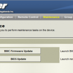 Tyan IPMI WebGUI Maintenance