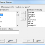 Select Data Columns
