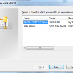 Select MySQL ODBC Driver