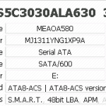 Hitachi 5K3000 3TB – CrystalDiskInfo