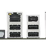 ASUS P9X79 WS Rear IO Ports