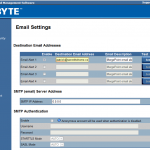 Gigabyte IPMI Management Email Settings