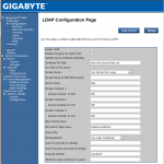 Gigabyte IPMI Management LDAP Settings