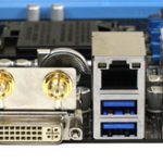 ASUS P8Z77-I Deluxe Rear IO