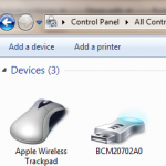 Apple Wireless Trackpad Installed