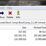 Open Boot Camp Update Using 7-Zip