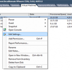 VMware ESXi Add Memory to VM – Edit Settings