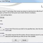 LSI SAS 2108 Power Save Menu