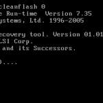 Flash IBM M5014 to LSI 9260-8i Step 3 cleanflash