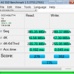 OCZ Agility 4 128GB – AS SSD Benchmark